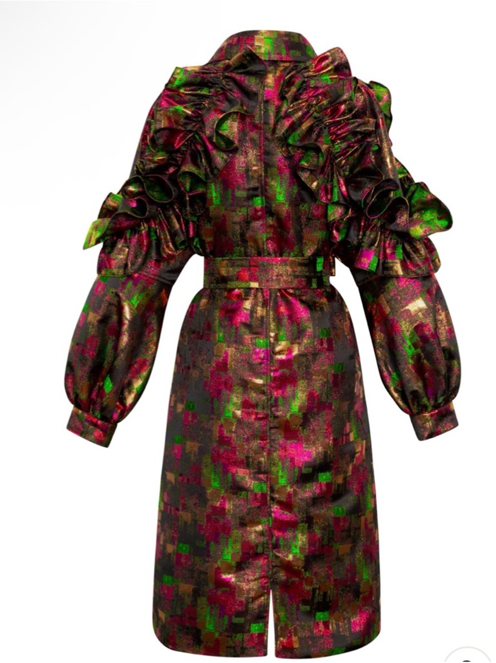 ByVINNIK Ruffle Trench Coat